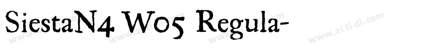 SiestaN4 W05 Regula字体转换 SiestaN4 W05 Regula字体转换